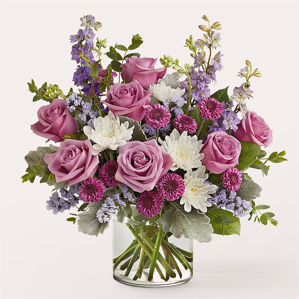 Violet Frost Bouquet – JANIE'S COUNTRY GALLERY FLORIST, Bristol VA