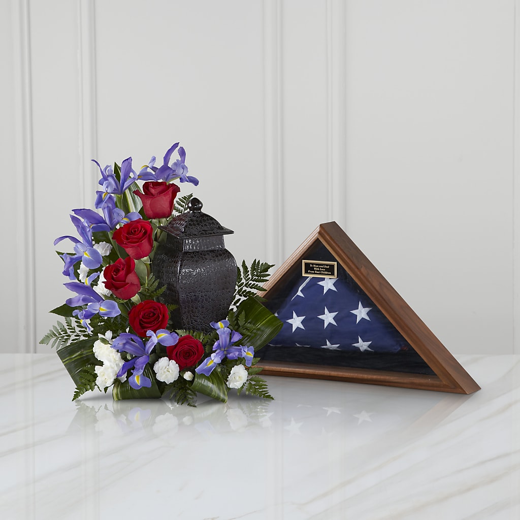 Patriotic Tribute Arrangement – JANIE'S COUNTRY GALLERY FLORIST, Bristol VA
