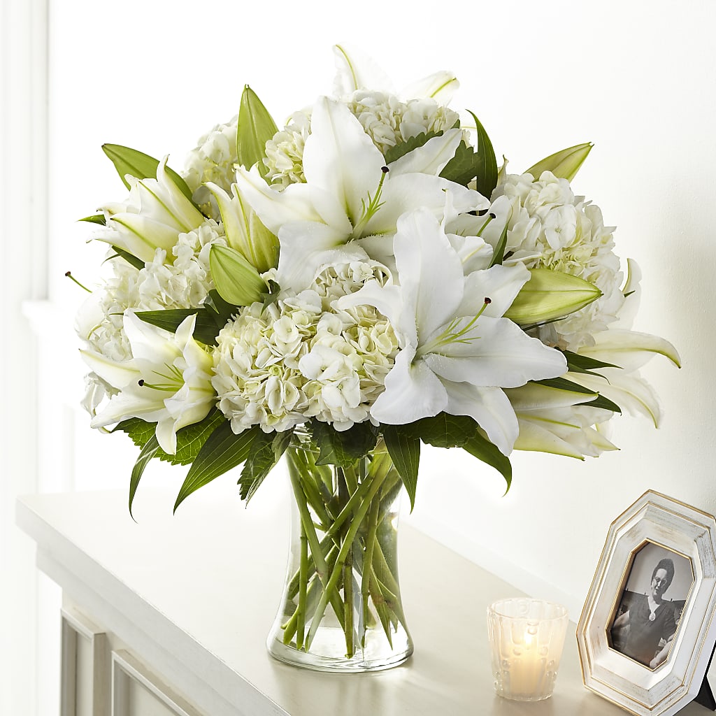 Compassionate Lily Bouquet – JANIE'S COUNTRY GALLERY FLORIST, Bristol VA