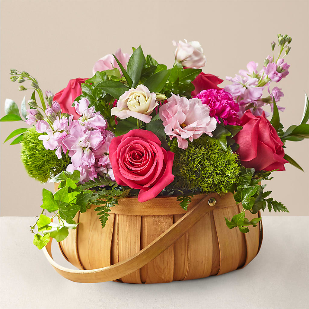 Radiance in Bloom Basket – JANIE'S COUNTRY GALLERY FLORIST, Bristol VA