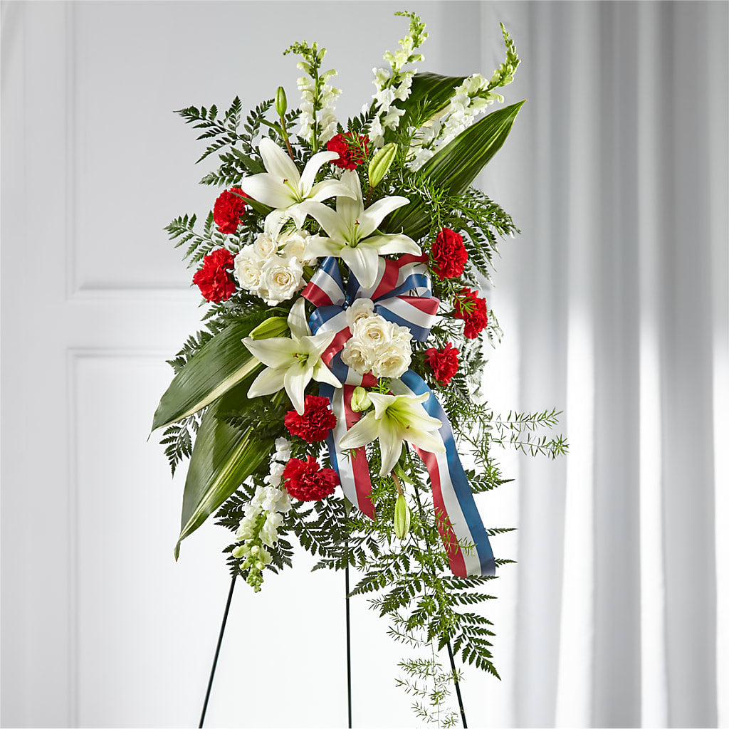Stars of Life Standing Spray – JANIE'S COUNTRY GALLERY FLORIST, Bristol VA
