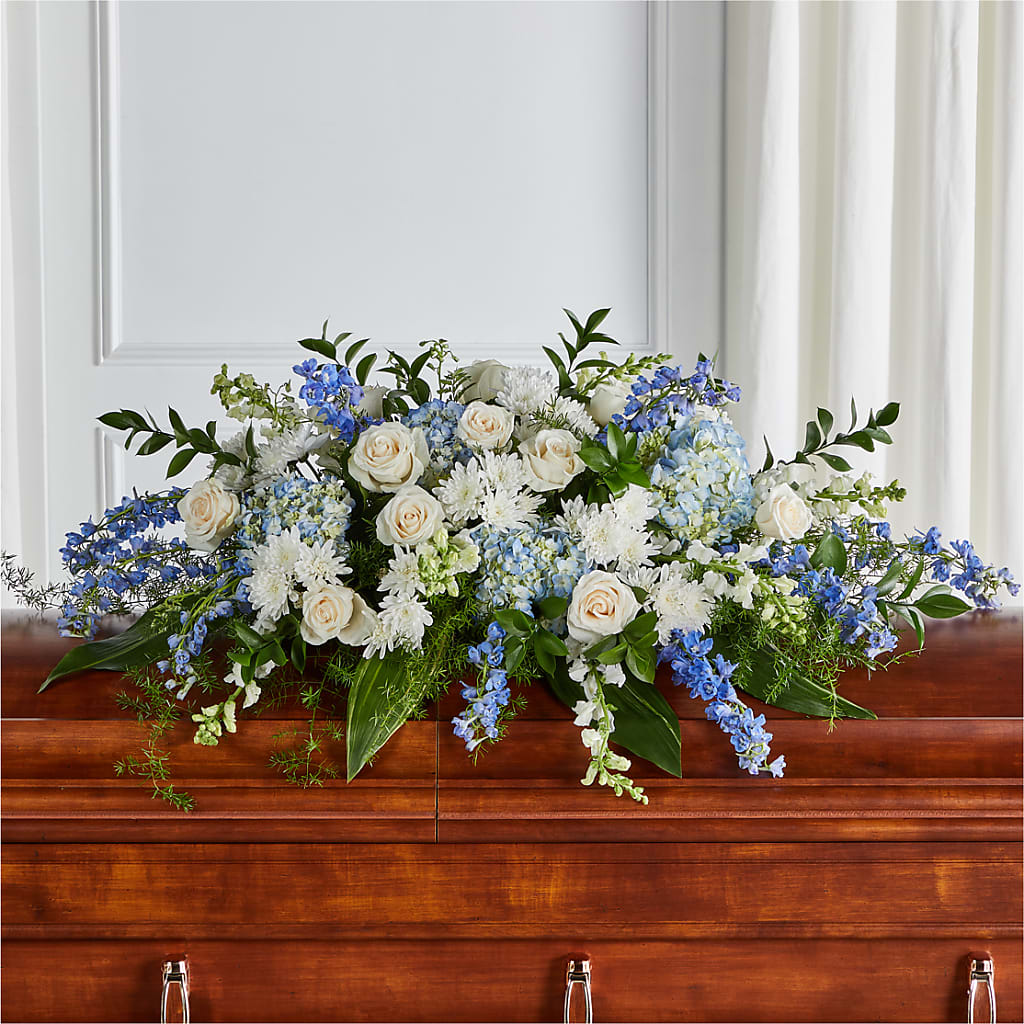 Timeless Essence Casket Spray – JANIE'S COUNTRY GALLERY FLORIST, Bristol VA