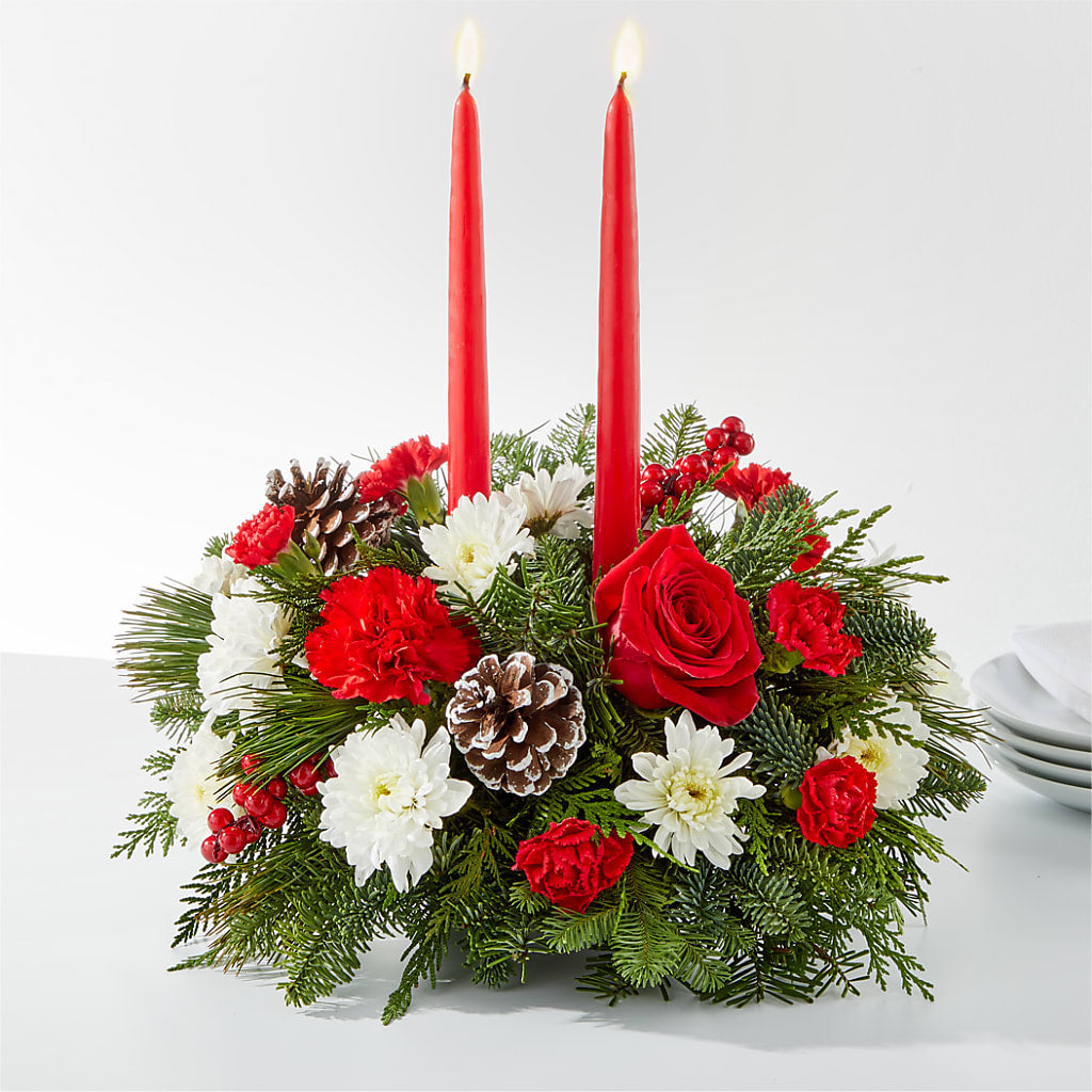Holiday Soiree Centerpiece – JANIE'S COUNTRY GALLERY FLORIST, Bristol VA