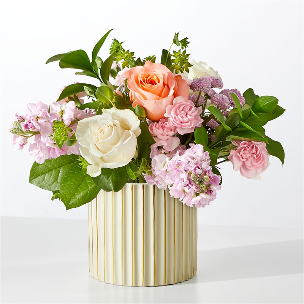 French Market Bouquet with Ivory Vase – JANIE'S COUNTRY GALLERY FLORIST, Bristol VA