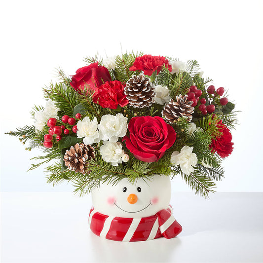 Jolly Snowman Bouquet – JANIE'S COUNTRY GALLERY FLORIST, Bristol VA