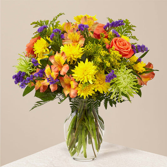 Marmalade Skies Bouquet – JANIE'S COUNTRY GALLERY FLORIST, Bristol VA
