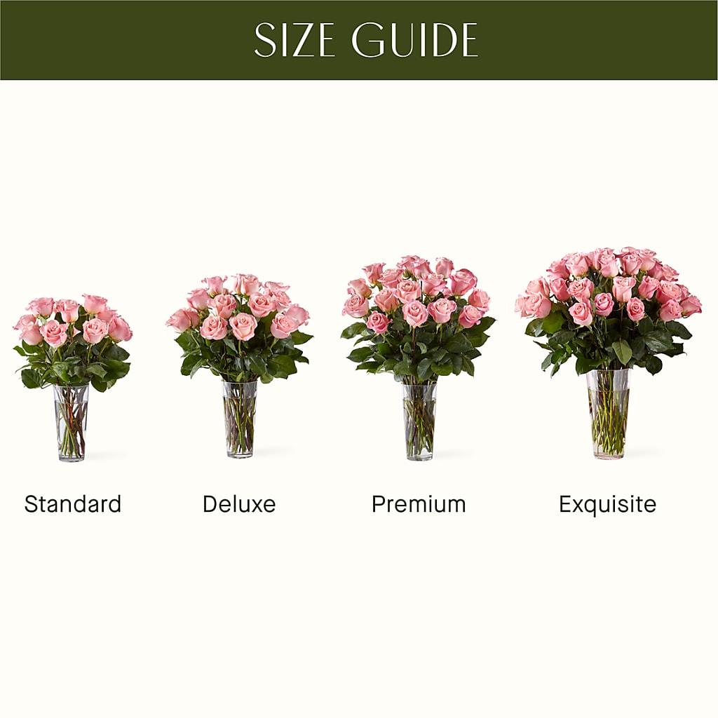 Long Stem Pink Rose Bouquet – JANIE'S COUNTRY GALLERY FLORIST, Bristol VA