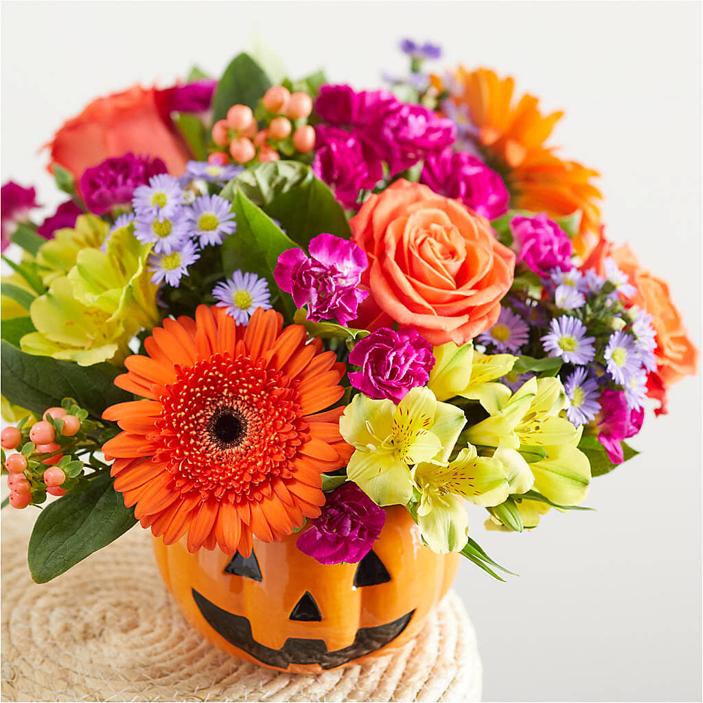 Tricks & Treats Pumpkin – JANIE'S COUNTRY GALLERY FLORIST, Bristol VA