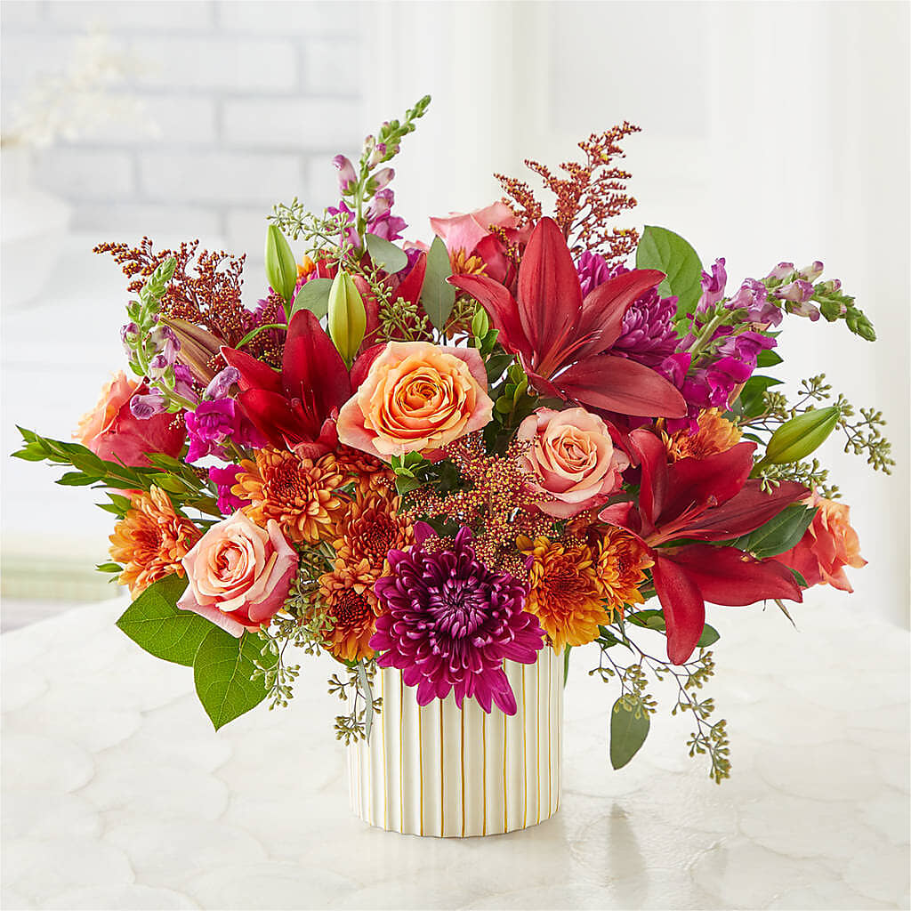 Burgundy Landscape Bouquet – JANIE'S COUNTRY GALLERY FLORIST, Bristol VA