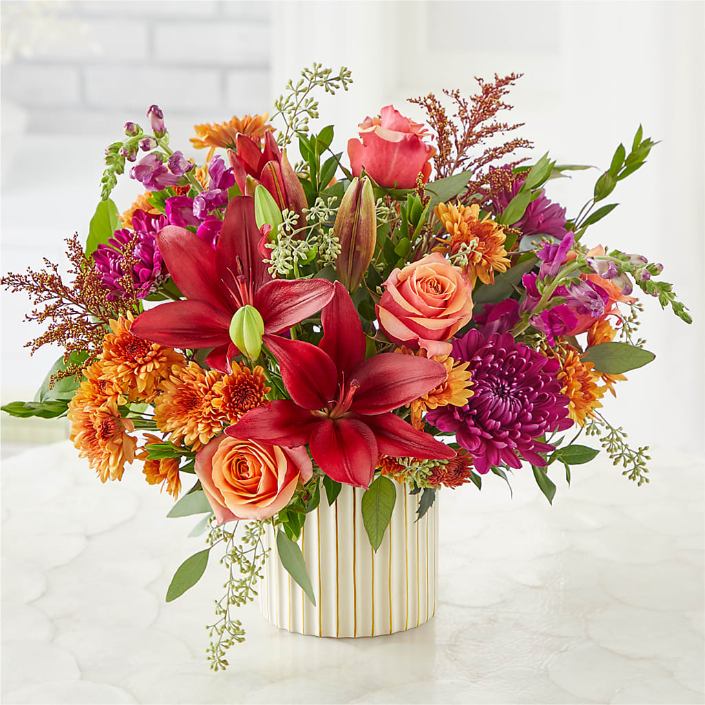 Burgundy Landscape Bouquet – JANIE'S COUNTRY GALLERY FLORIST, Bristol VA