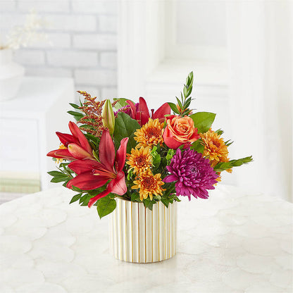 Burgundy Landscape Bouquet – JANIE'S COUNTRY GALLERY FLORIST, Bristol VA