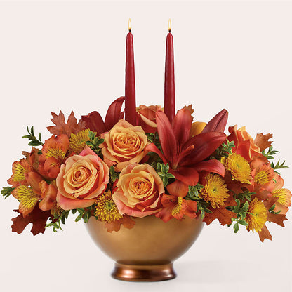 Harvest Table Centerpiece – JANIE'S COUNTRY GALLERY FLORIST, Bristol VA