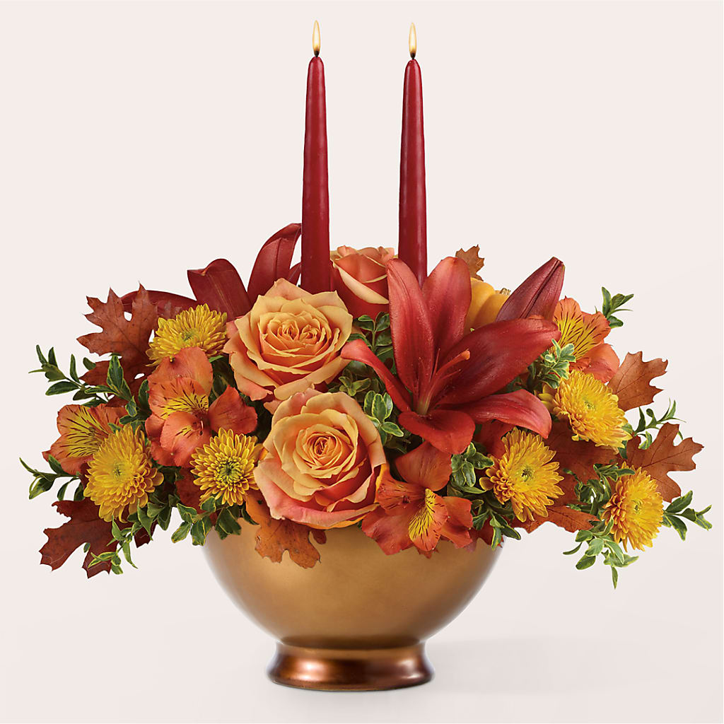Harvest Table Centerpiece – JANIE'S COUNTRY GALLERY FLORIST, Bristol VA