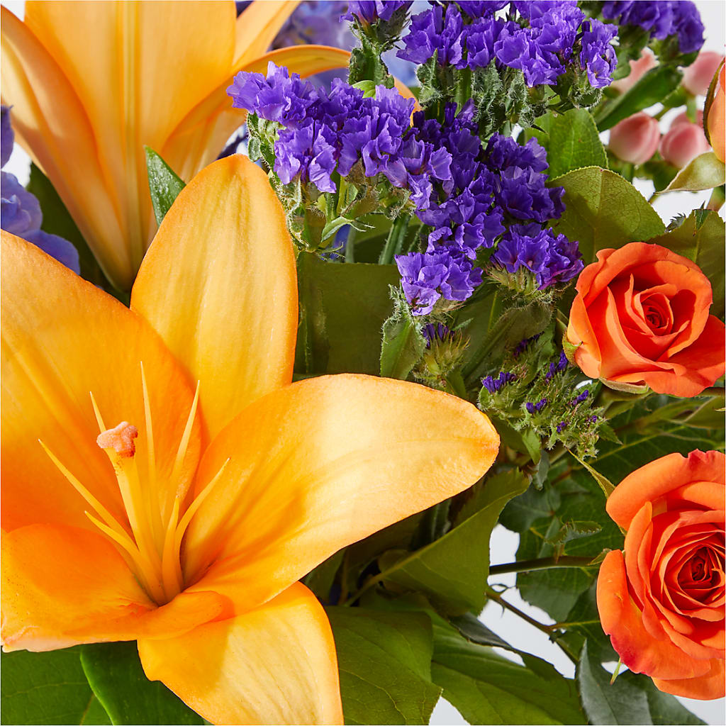 Radiant Citrus Bouquet – JANIE'S COUNTRY GALLERY FLORIST, Bristol VA