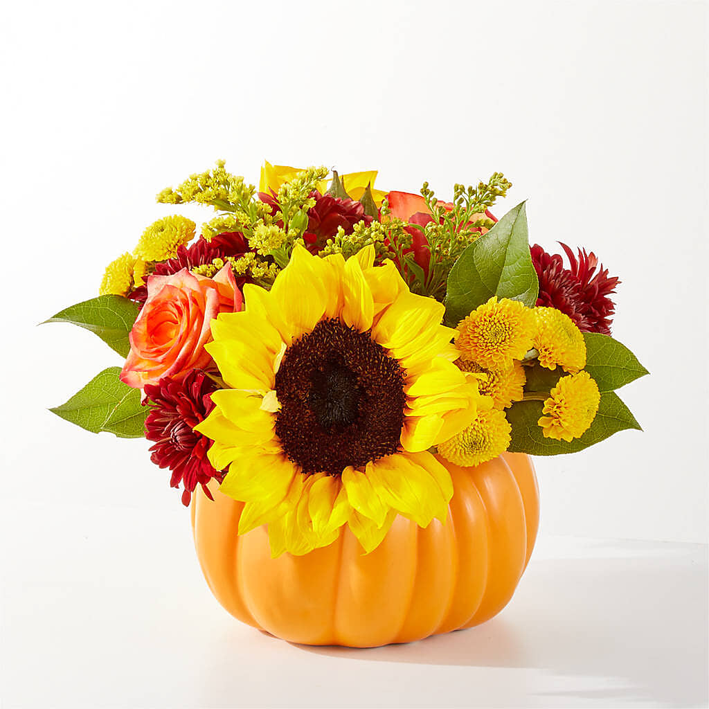 Golden Gourd Pumpkin Bouquet – JANIE'S COUNTRY GALLERY FLORIST, Bristol VA