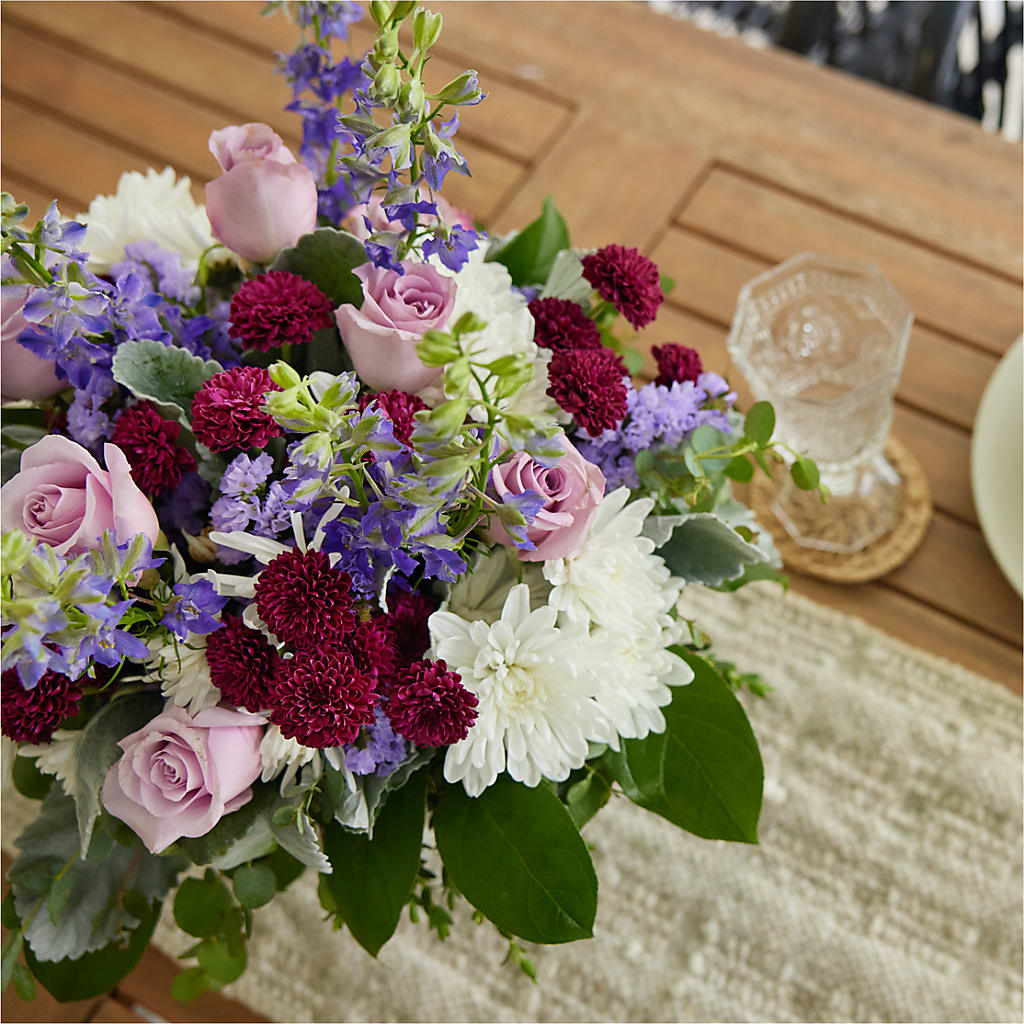 Violet Frost Bouquet – JANIE'S COUNTRY GALLERY FLORIST, Bristol VA