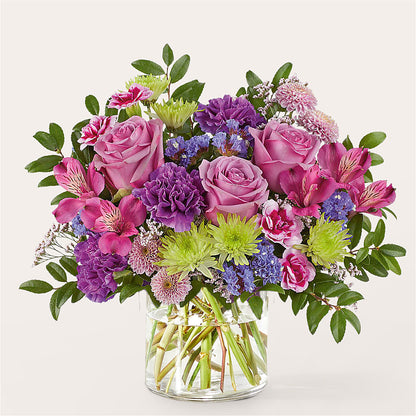 Glass Half Full Bouquet – JANIE'S COUNTRY GALLERY FLORIST, Bristol VA