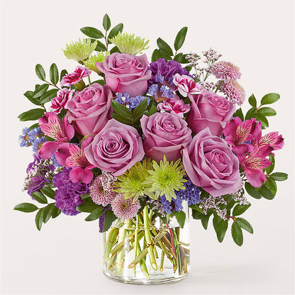 Glass Half Full Bouquet – JANIE'S COUNTRY GALLERY FLORIST, Bristol VA