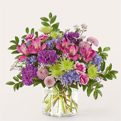 Glass Half Full Bouquet – JANIE'S COUNTRY GALLERY FLORIST, Bristol VA