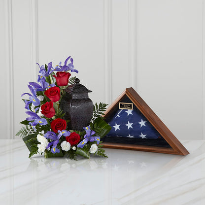 Patriotic Tribute Arrangement – JANIE'S COUNTRY GALLERY FLORIST, Bristol VA