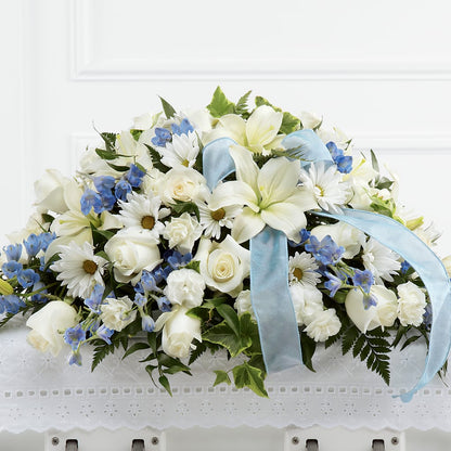 Tender Treasure Casket Spray – JANIE'S COUNTRY GALLERY FLORIST, Bristol VA
