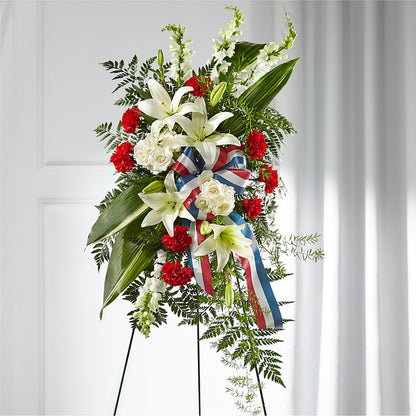Stars of Life Standing Spray – JANIE'S COUNTRY GALLERY FLORIST, Bristol VA