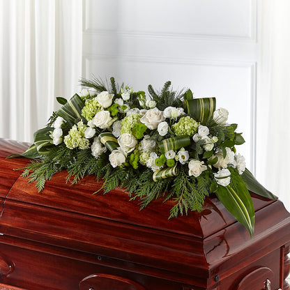 Hopeful Gesture Casket Spray – JANIE'S COUNTRY GALLERY FLORIST, Bristol VA
