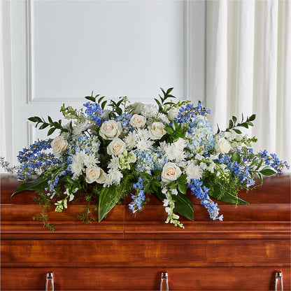 Timeless Essence Casket Spray – JANIE'S COUNTRY GALLERY FLORIST, Bristol VA