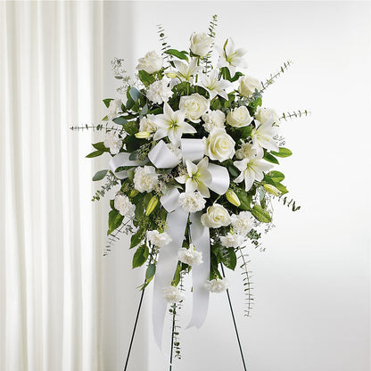 With Care Standing Spray – JANIE'S COUNTRY GALLERY FLORIST, Bristol VA