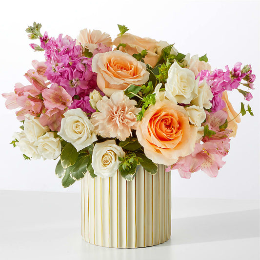 Paradise Bouquet with Ivory Vase – JANIE'S COUNTRY GALLERY FLORIST, Bristol VA