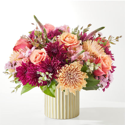 Berry Cobbler Bouquet with Ivory Vase – JANIE'S COUNTRY GALLERY FLORIST, Bristol VA