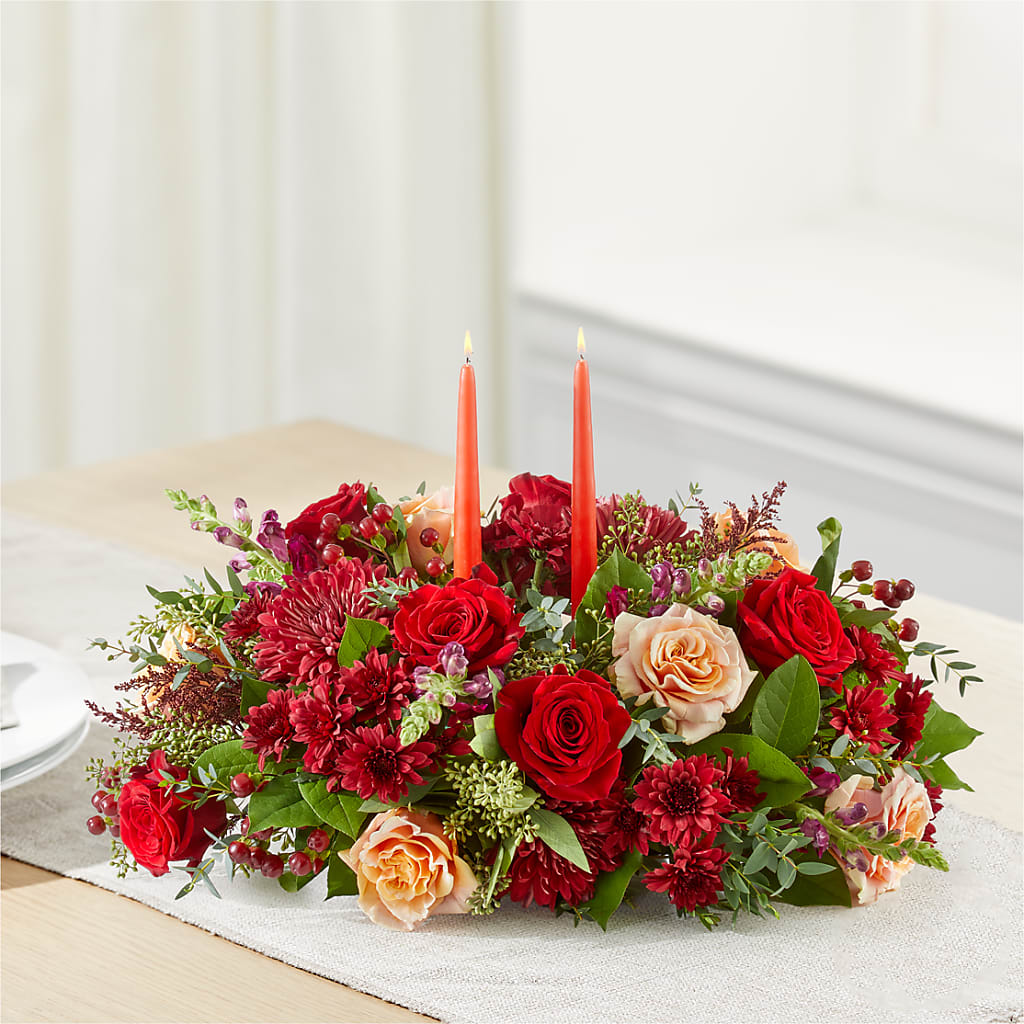Most Thankful Centerpiece – JANIE'S COUNTRY GALLERY FLORIST, Bristol VA