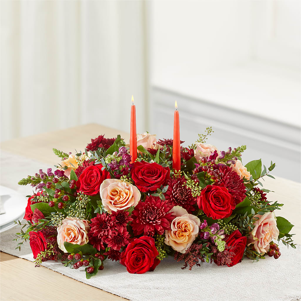 Most Thankful Centerpiece – JANIE'S COUNTRY GALLERY FLORIST, Bristol VA