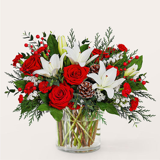 Best in Snow Bouquet – JANIE'S COUNTRY GALLERY FLORIST, Bristol VA