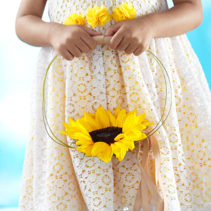 Sweet Sunshine Flower Girl Bouquet – JANIE'S COUNTRY GALLERY FLORIST, Bristol VA