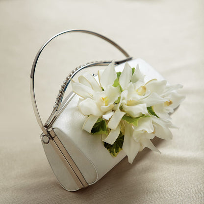 White Purse Decor – JANIE'S COUNTRY GALLERY FLORIST, Bristol VA